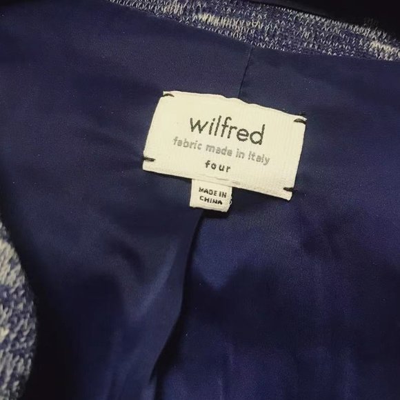 Aritzia Wilfred Exquis Jacket Blue - Picture 4 of 4